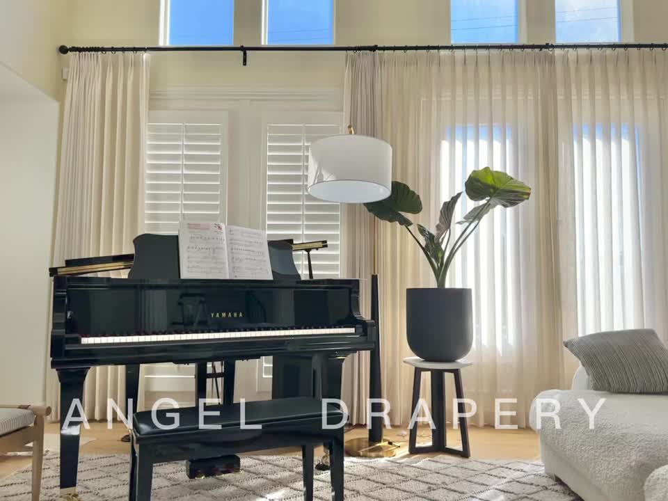 Living Room Lumar Sheer Linen Sheer